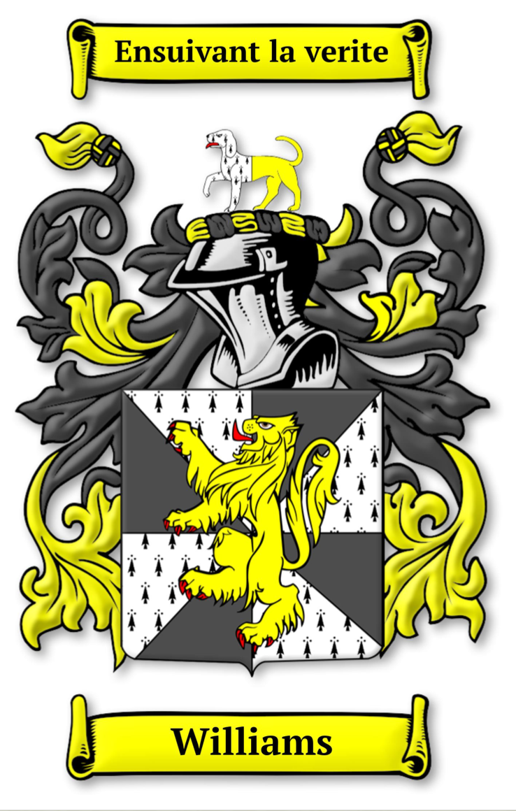 Historic illustration associated with the Williams surname